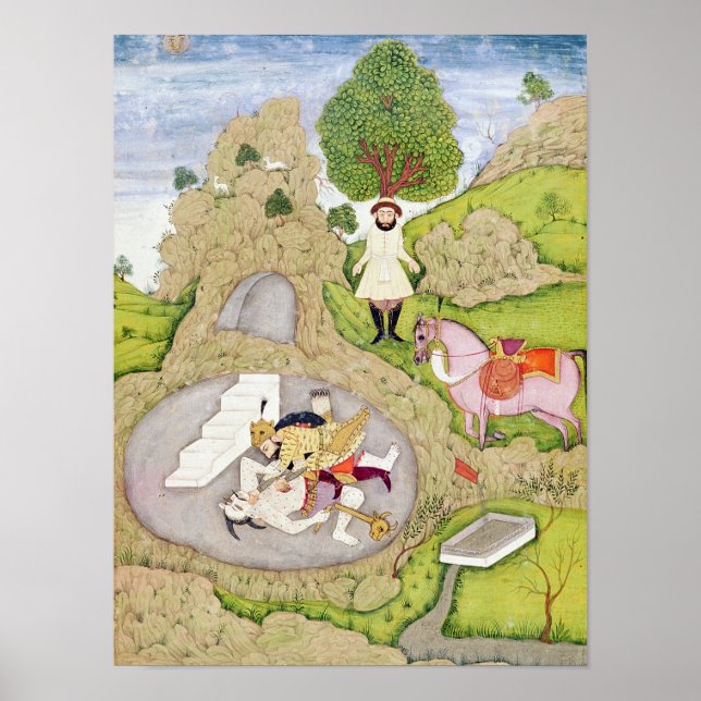 Rustam dödar den vita demonstrationen poster (Framsidan)