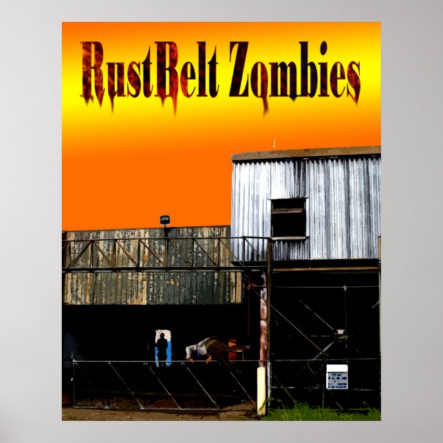 RustBelt Zombies-hölje Poster (Framsidan)
