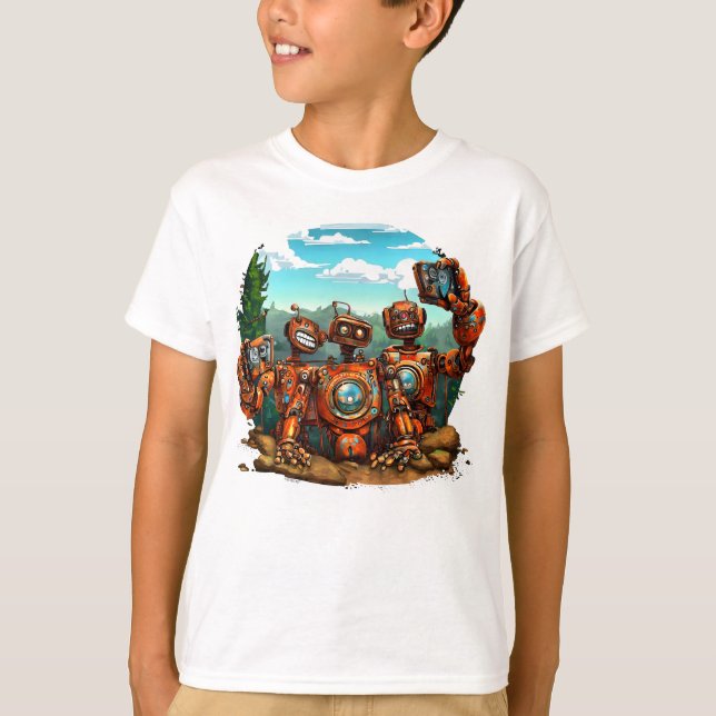 RustBots på ett höjdstopp för markeringarna #7641 T Shirt (Framsida)