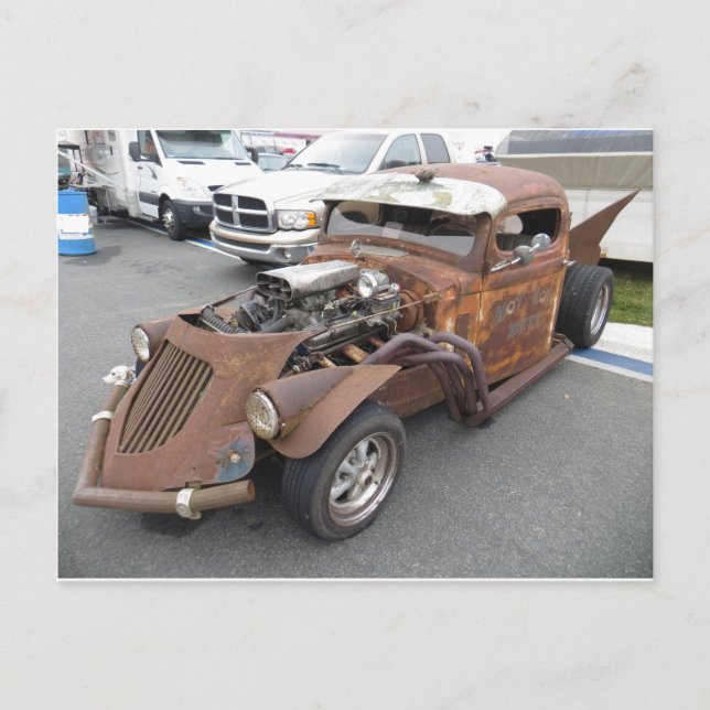 Rustbucket med Catcher nötkreatur Vykort (Framsida)