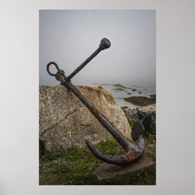 Rusted and Worn - An Anchor Ashore Poster (Framsidan)