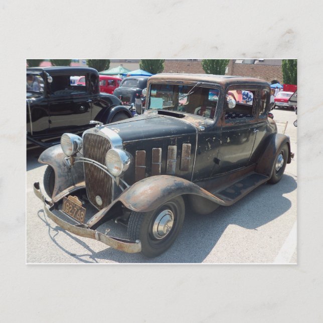 Rusted Antique-bil Vykort (Framsida)