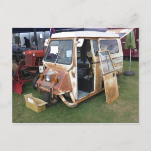 Rusted Enabled Scooter Vykort