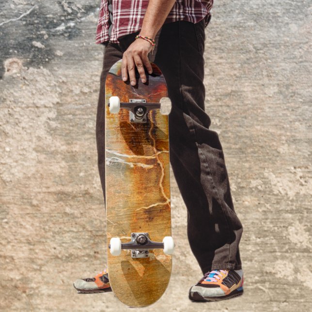 Rusted Grått Conreta Urban Texturerad abstact Mini Skateboard Bräda 18,5 Cm (Skapare uppladdad)