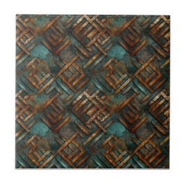 Rusted Järn Metall Kakelplatta