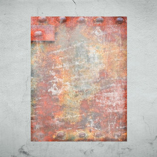 Rusted Metall Halloween-skrapbok Papper