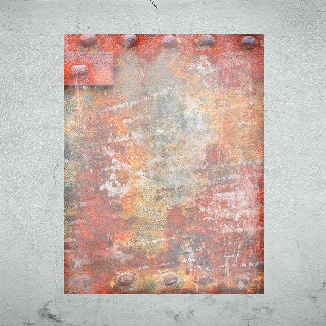 Rusted Metall Halloween-skrapbok Papper (Skapare uppladdad)