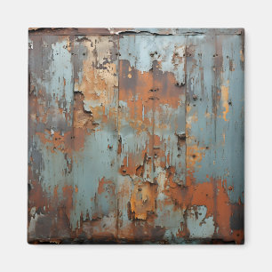 Rusted Metall Struktur Gamla Rusty Metall Magnet