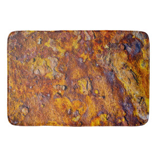 Rusted metall yta badrumsmatta
