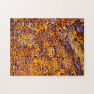 Rusted metall yta pussel