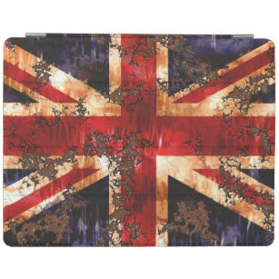 Rusted Patriotic United Kingdom Flagga iPad Skydd