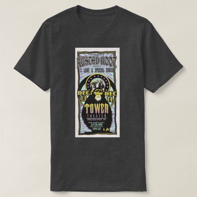 Rusted Root Handbill T Shirt (Design framsida)