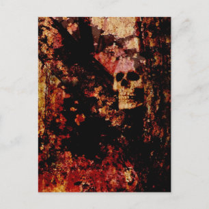 Rusted Skull Vykort