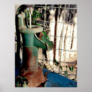 Rusted Spigot Poster