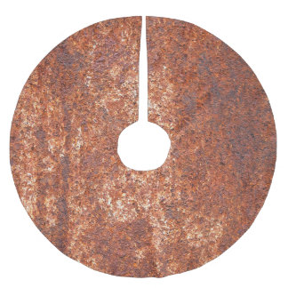 Rusted Steel struktur, abstraktens bakgrund. Julgransmatta Borstad Polyester