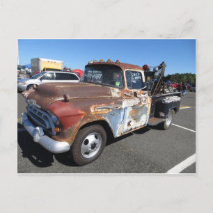 Rusted Tow Lastbil Vykort