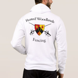 Rusted Woodlands Fcing Hoodie Zip-Up T Shirt