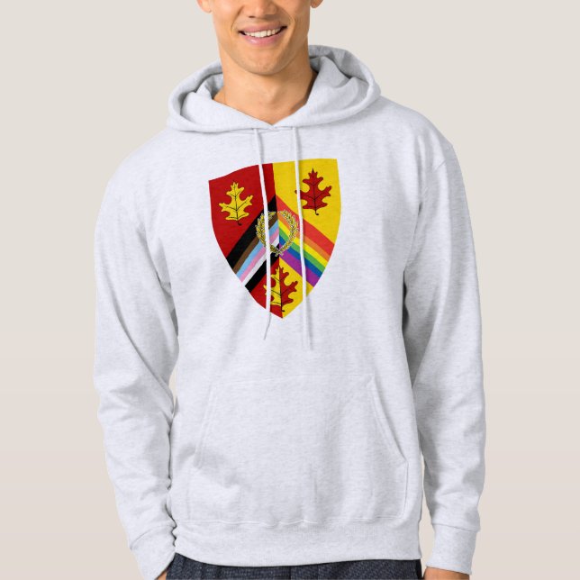 Rusted Woodlands Pride Hoodie (Framsida)