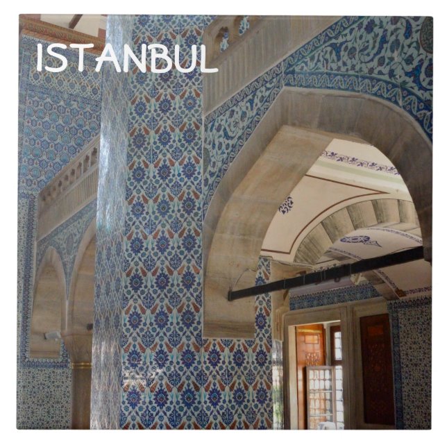 Rustem Pashamoské i Istanbul Kakelplatta (Framsidan)