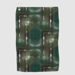 Rustgrönaktigt blomsterskikt märkt med ockuperat r