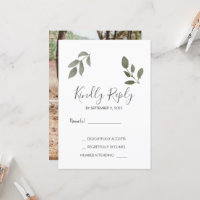 Rusti elegant botanical löv-fotoBröllop OSA