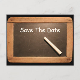 Rustic 55-årsdag Save The Date Anpassad Postkort Meddelande Vykort