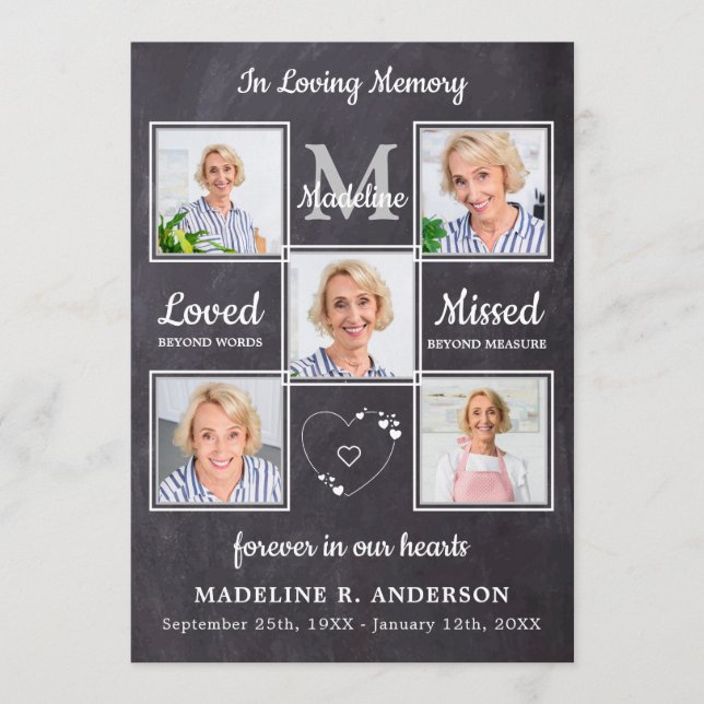 Rustic 5 foton, minnesordning för servicefält program (Framsida)