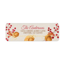 Rustic Acorn Berry Garland Juldagen Helgdag