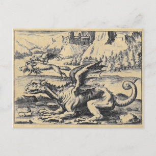 Rustic Alchemy Dragon Vykort