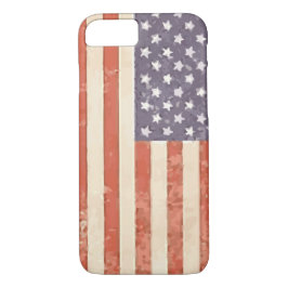 Rustic American Flagga iphone case