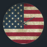 Rustic American Flagga-stilerad klocka<br><div class="desc">Rustic American flagga klocka.

Bildinformation:

Pixabay LicenseFree för kommersiell användningIngen attribut krävs</div>