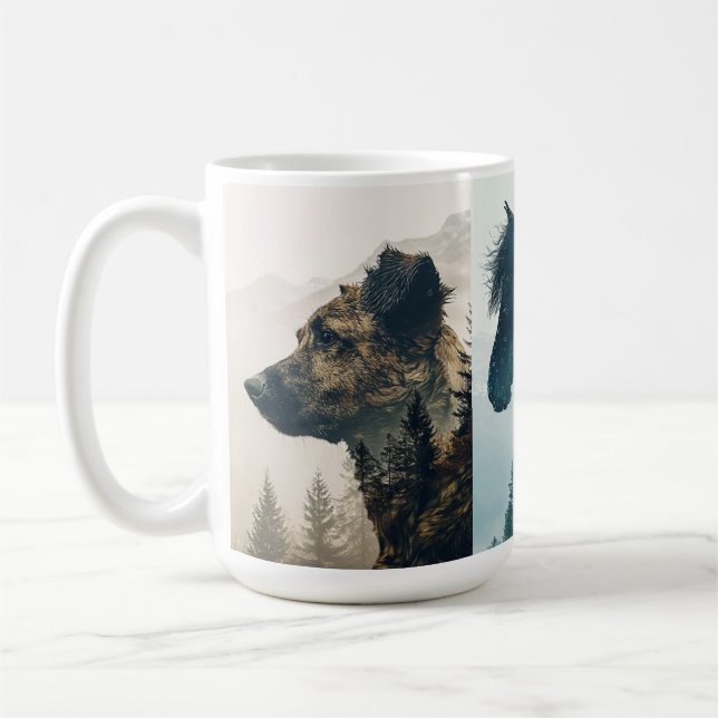 Rustic Animals Forest Ligcape Mugg (Vänster)