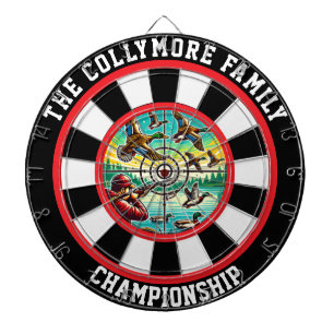 Rustic Ankor i Rörelse Artwork Darttavla