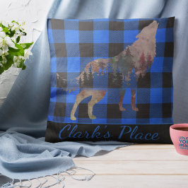 Rustic Anpassningsbar Blue Buffalo Play Varg Wilde Kudde