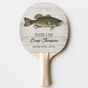 Rustic Anpassningsbar Family Namn Freshwater Fish Pingisracket