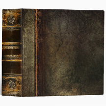 Rustic Antique Ancient Tome Faux Brown Leather