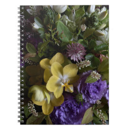 Rustic Antique Floral Bouquet Notebook Anteckningsbok