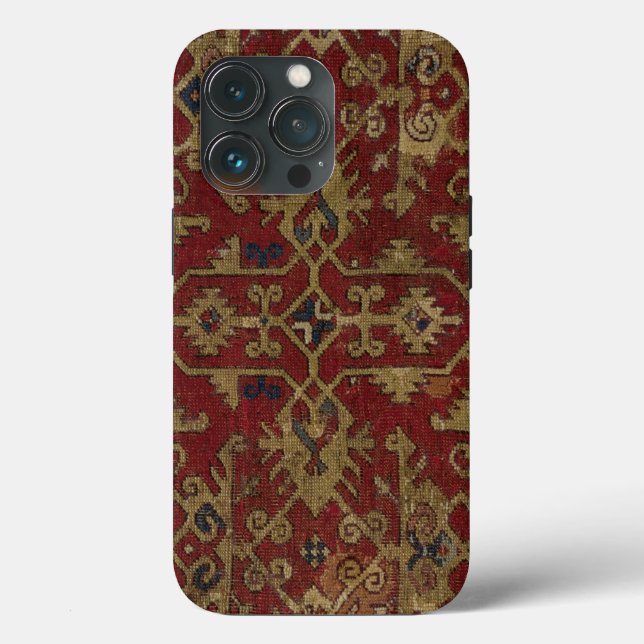 Rustic Antique Oriental Persian Red Mönster (Baksida )