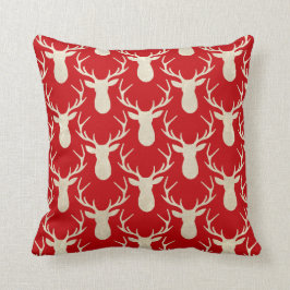 Rustic Antler Hjort Woodland Pillow Kudde