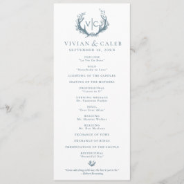 Rustic Antlers med Blommigt andedräkt | BRÖLLOP Program