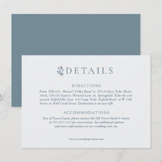 Rustic Antlers med Blommigt andedräkt | BRÖLLOP Tilläggskort