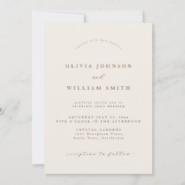 Rustic Arch Wedding Invitation Inbjudningar