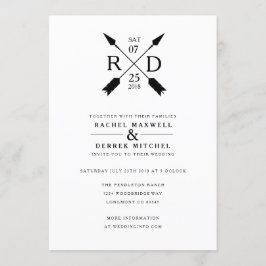 Rustic Arrow | BRÖLLOP Inbjudningar