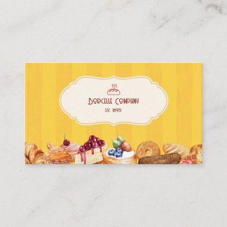 Rustic Artisan Bakery | Vintage Visitkort