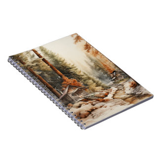 Rustic Autumn Anteckningsbok