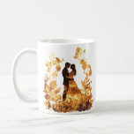 Rustic Autumn Bröllop Mugg<br><div class="desc">Fira kärlek med den här charmerande rusningen bröllop mugg! En perfekt för nyfödda,  gäster eller en mysigt morgonpåminnelse om din speciella dag.</div>