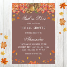 Rustic Autumn Fall i Kärlek Möhippa