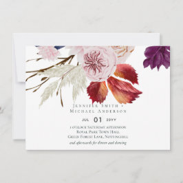 Rustic Autumn Fall Pumpkins Figs Flowers Bröllop