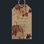 Rustic Autumn Fall Pumpkins Figs Flowers Bröllop Presentetikett<br><div class="desc">Grattisar på din förlovning, vi hoppas att du har en underbar dag och ett framtida liv tillsammans med lycka och glädje. Det här moderna elegant bröllop-pappersobjektet ingår i en större samling som LeahG designat för Low Budget Bröllop Network® Visa den bifogade samlingen och "ytterligare produkter" för att visa bröllop-paketet. Samlingar...</div>