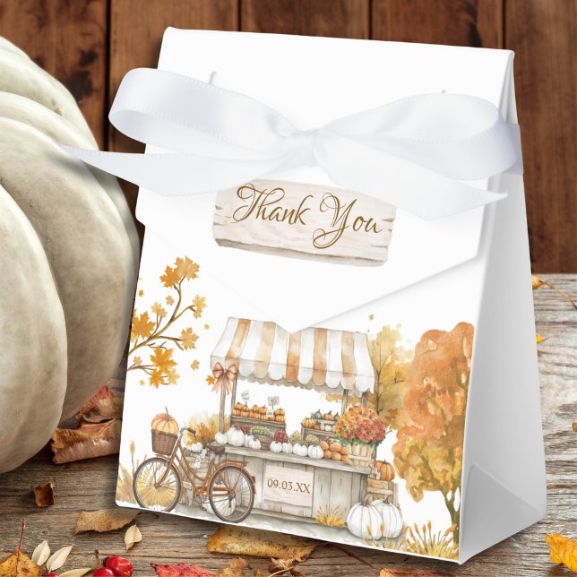Rustic Autumn Farmers Market Baby Shower Presentaskar (Skapare uppladdad)